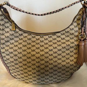 MICHAEL KORS Lydia Women MK Signature LG Hobo